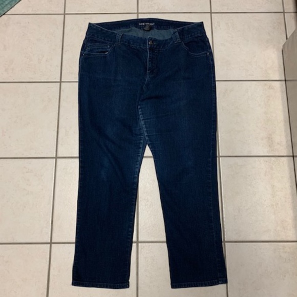 Lane Bryant Dark Rinse Jeans - Picture 1 of 6